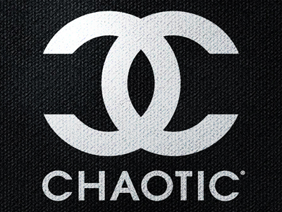 Chaotic Heritage advertising black branding chanel graphic design graphics hijack logo material print subvertising texture white