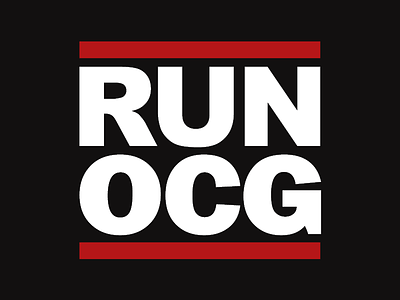 OCG Run Dmc branding graphic design graphics hijack logo run dmc