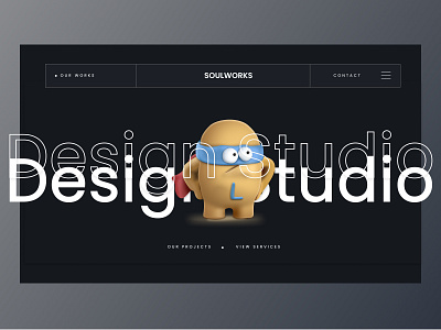 Design Studio Hero Section hero section uiux uxdesign