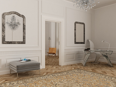 Wait and see 3d cinema 4d interior design render