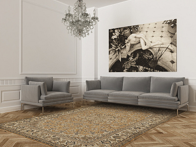 Wait and see... 01 3d chairs interior design livin room render