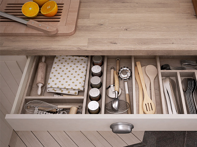 Ikea kitchen: close-up 3d interior interior-design making-of render rendering