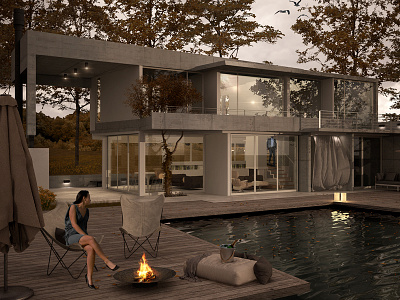 Fresno House reloaded... 3d autumn cg cg art cg artist cgi design interior design living making of render rendering