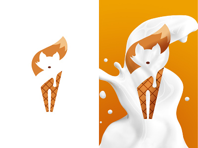 D to 3D work   for Soffox Ice-cream