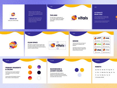 Brand Manual app brand guides brand manual brandbook branding branding design color palette graphic design guidelines identity logo saas typography ui ux