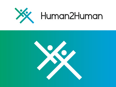 Human to Human art artwork brand brand identity branding branding design icon illustration logo vector