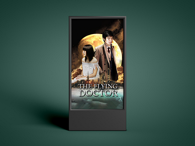 The Flying Doctor - Movie Poster banner design mockup movie poster