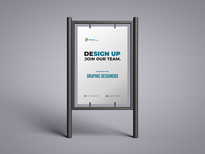 Graphic Designer Ad ad banner banner design graphic design layout design mockup