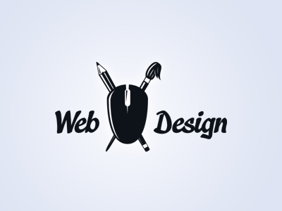 Web design logotype idea 2d brush idea illustration logo logotype mouse pencil sketch typography vector web design