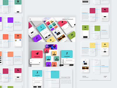 Tuloops - Product Page - Admin Connect design illustration landing page minimal ui ux web