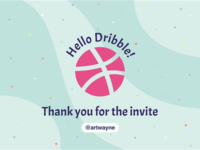 Thank you! dribble invite dribble shot hello dribble thank you thank you shot