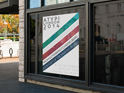 ATYPI London 2014 Poster Design atypi cultural design graphic design london poster poster design