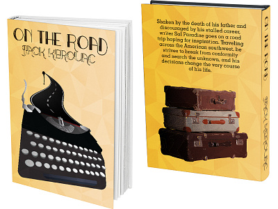 On The Road Book Cover Design book book cover book design cover design graphic design