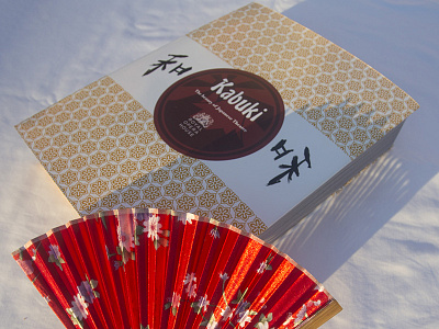 Kabuki - The Beauty of the Japanese Theatre (Outer Package) branding graphic design japan print design product photography