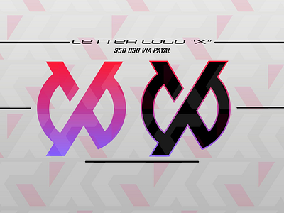 Letter “X” Logo for sale