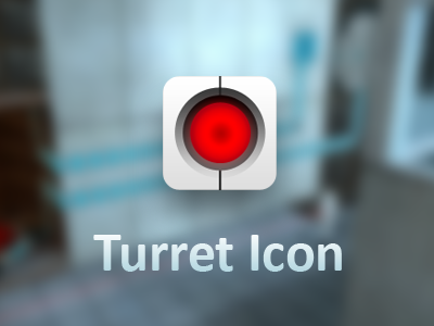 I'm different! 2 cute icon ios iphone portal retina turret two