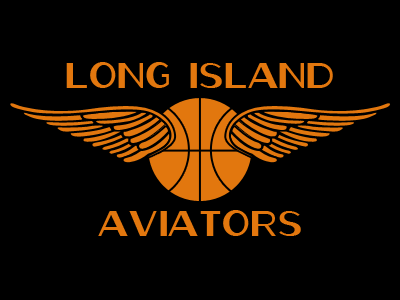 Long Island Aviators airplane aviators contest island logo long official orange rebound wings