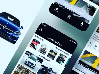 Automobile app mobile apps responsive design ui design