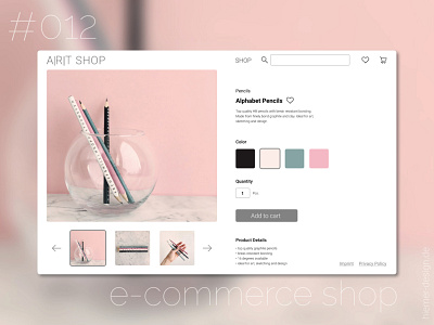 DailyUI 012 art shop daily 100 challenge daily ui daily ui 012 dailyui dailyui012 dailyuichallenge e commerce design e commerce shop e commerce website e shop ecommerce shop design shop page single item uidesign uidesigner webdesign webdesigner website