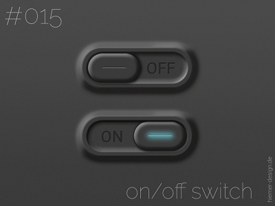 DailyUI 015 on off switch