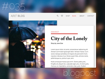 DailyUI 035 art article blog blog article blog post blogpost daily ui 035 dailyui dailyui 035 dailyui035 dailyuichallenge journalism webdesign webpage