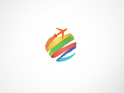 eBooking Travel Logo Template airplane booking delivery destination fly global logo logotype plane ticket travel vacation