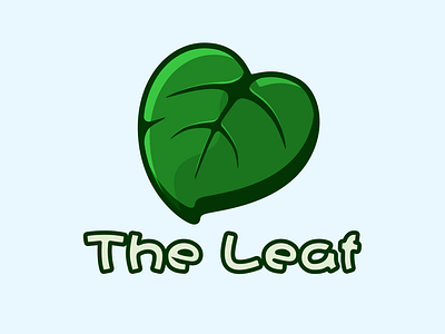 The Leaf illustration leaf green