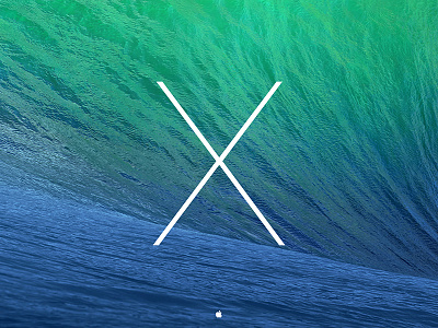Wallpaper - Mac OS X 10.9 Mavericks 10.9 apple free green mac macintosh mavericks os os x wallpaper wave x