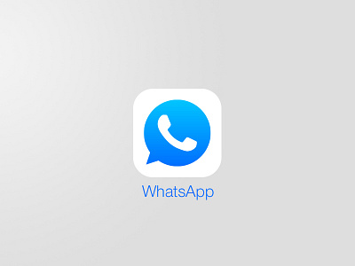 WhatsApp acquired by Facebook app blue facebook gradient icon ios messenger minimal phone viber whatsapp