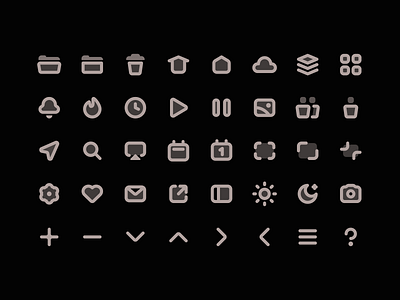 Tiny icons set・16x16 px