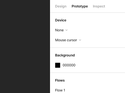 Figma・Cursor Prototype Setting (Requested feature) cursor custom figma option prototype prototyping setting