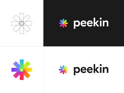 Peekin — Get color palette from any website branding chrome color gradient identity logo logotype plugin