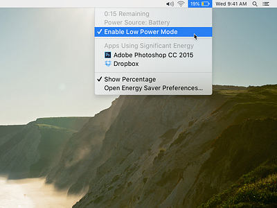 Before WWDC - Low Power Mode macOS for Macbook Pro