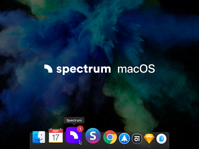 Spectrum Chat 💬 — macOS app icon app app icon application chat community icon macos spectrum web app