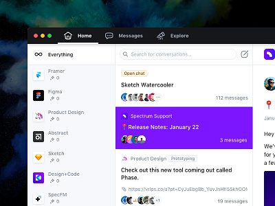 Spectrum Chat 💬 — macOS app