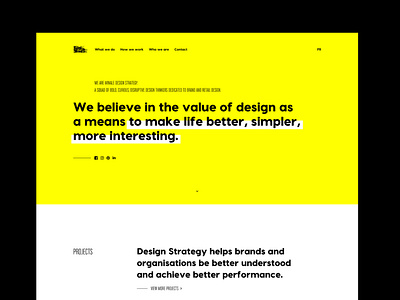 New website for Minale Design Strategy