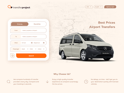 Transfer Project Landing Page