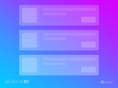 Weekly UI #2