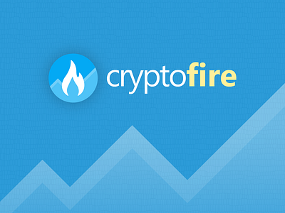 Crypto Fire Logo altcoin app bitcoin crypto fire logo logo design mobile