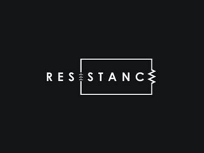 Resistance Rebound black brand logo rebound resistance white