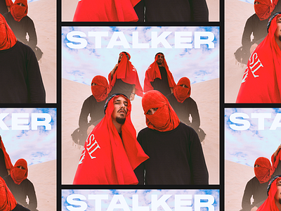 Music Cover: Stalker - 048club brazil brazilian capa de música cover cover art design graphic design hip hop music music cover rapper spotify stalker