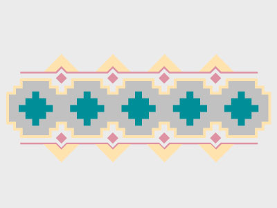 Pattern diamond native american pattern pink pixel shapes teal yellow
