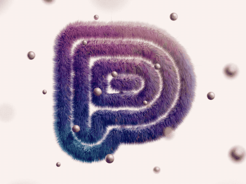 Master P Dostal 3d animation 3d art animation colors flow furry icon p purple