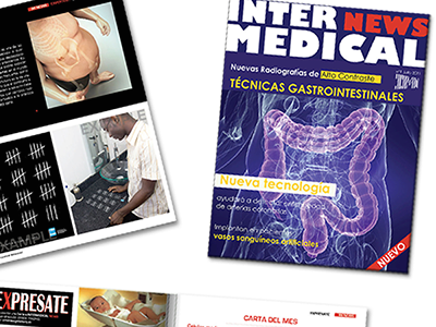 InterMedical News design layout magazine