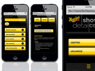 Mguiar's Show Car Detail Center - App app frontend responsivewebdesign