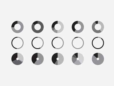 Chartwell Pies 2 charts font infographic typeface