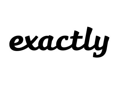ExEx lettering logo type