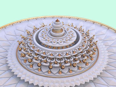 Porcelain Cartwheel 3d digital