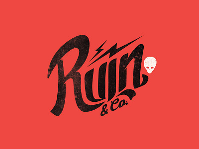 Ruin & Co. lettering