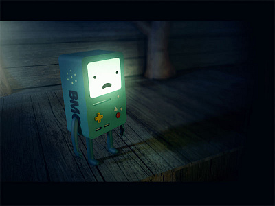 Lil bmo test 3d design digital art character